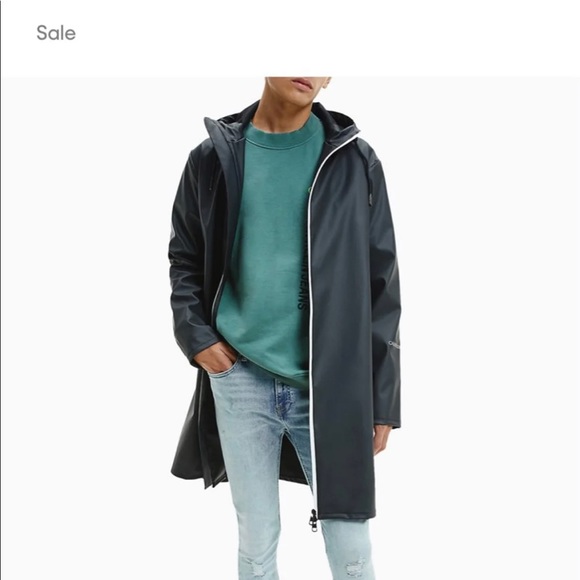 Calvin Klein Solid Technical Waterproof Raincoat - Picture 6 of 6